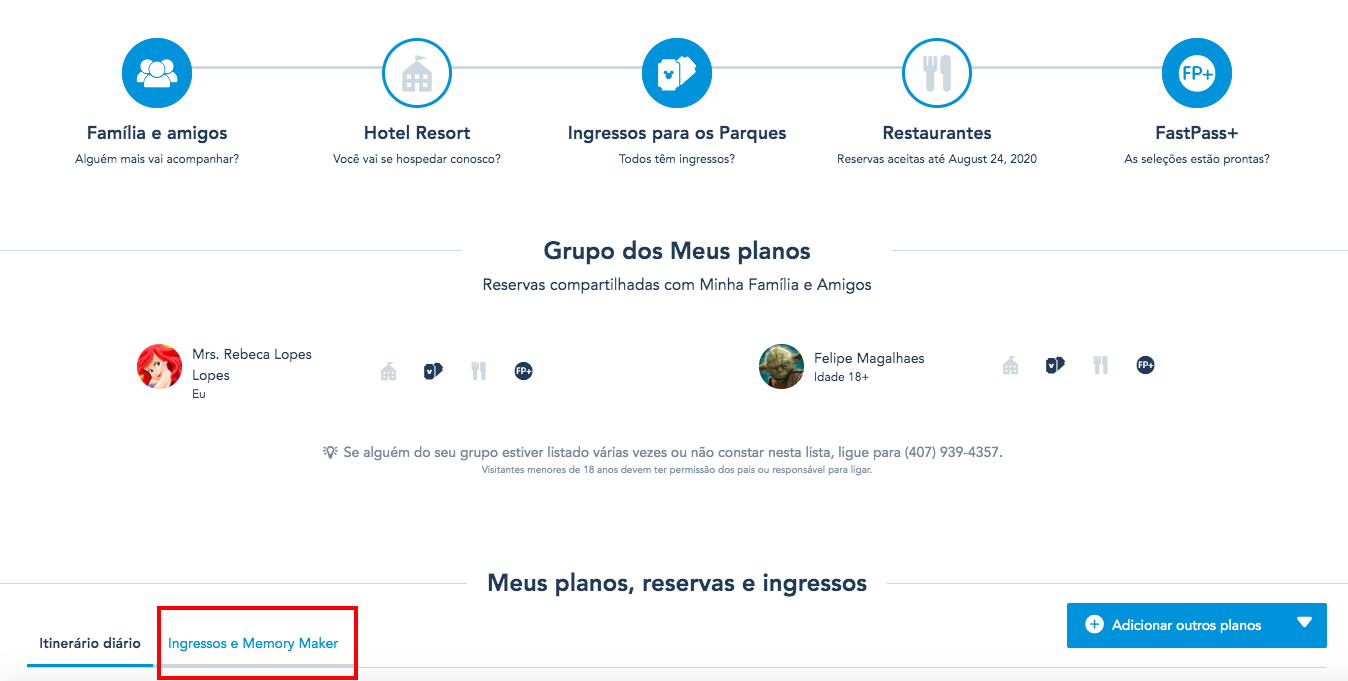 Como usar os Fast Pass e as Magic Bands