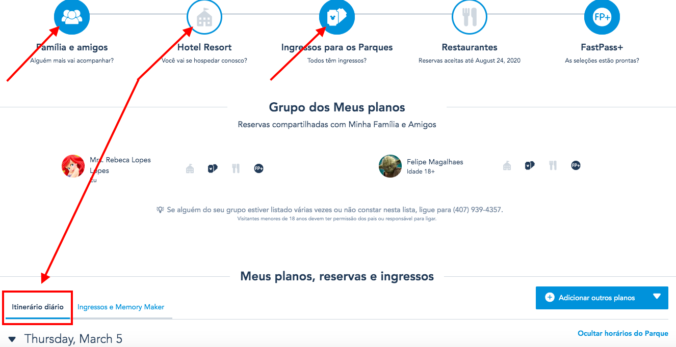 Como usar os Fast Pass e as Magic Bands