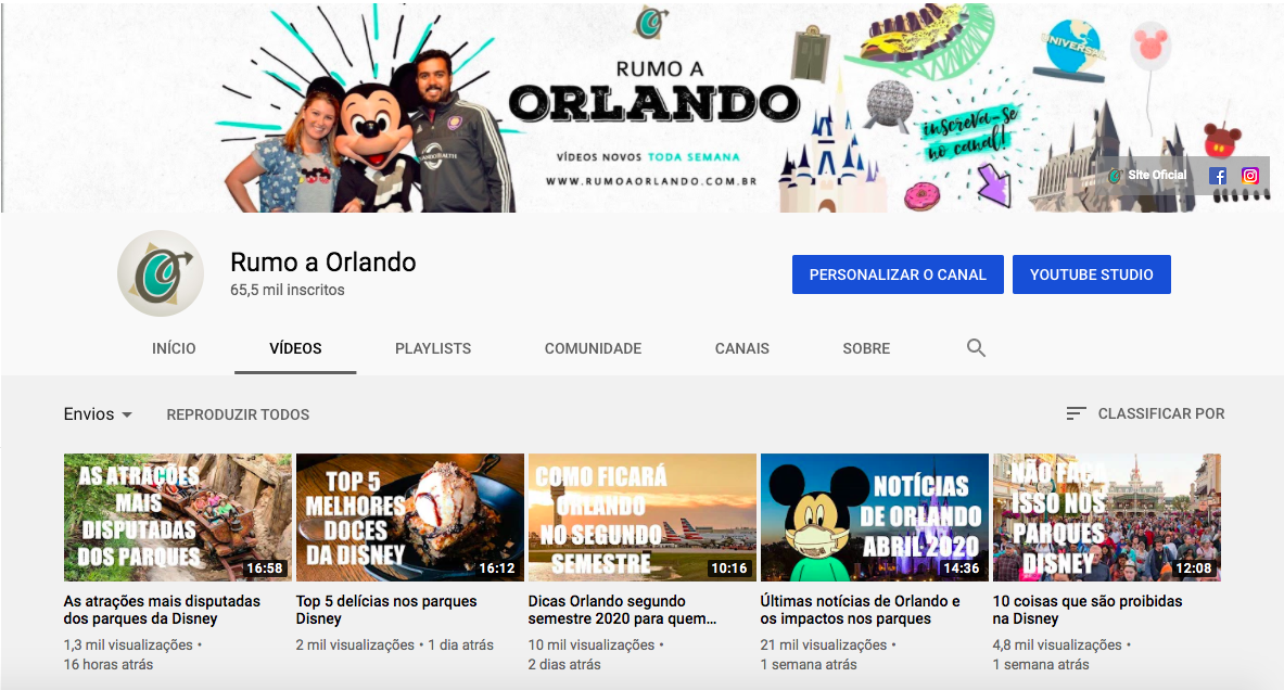 youtube rumo a orlando