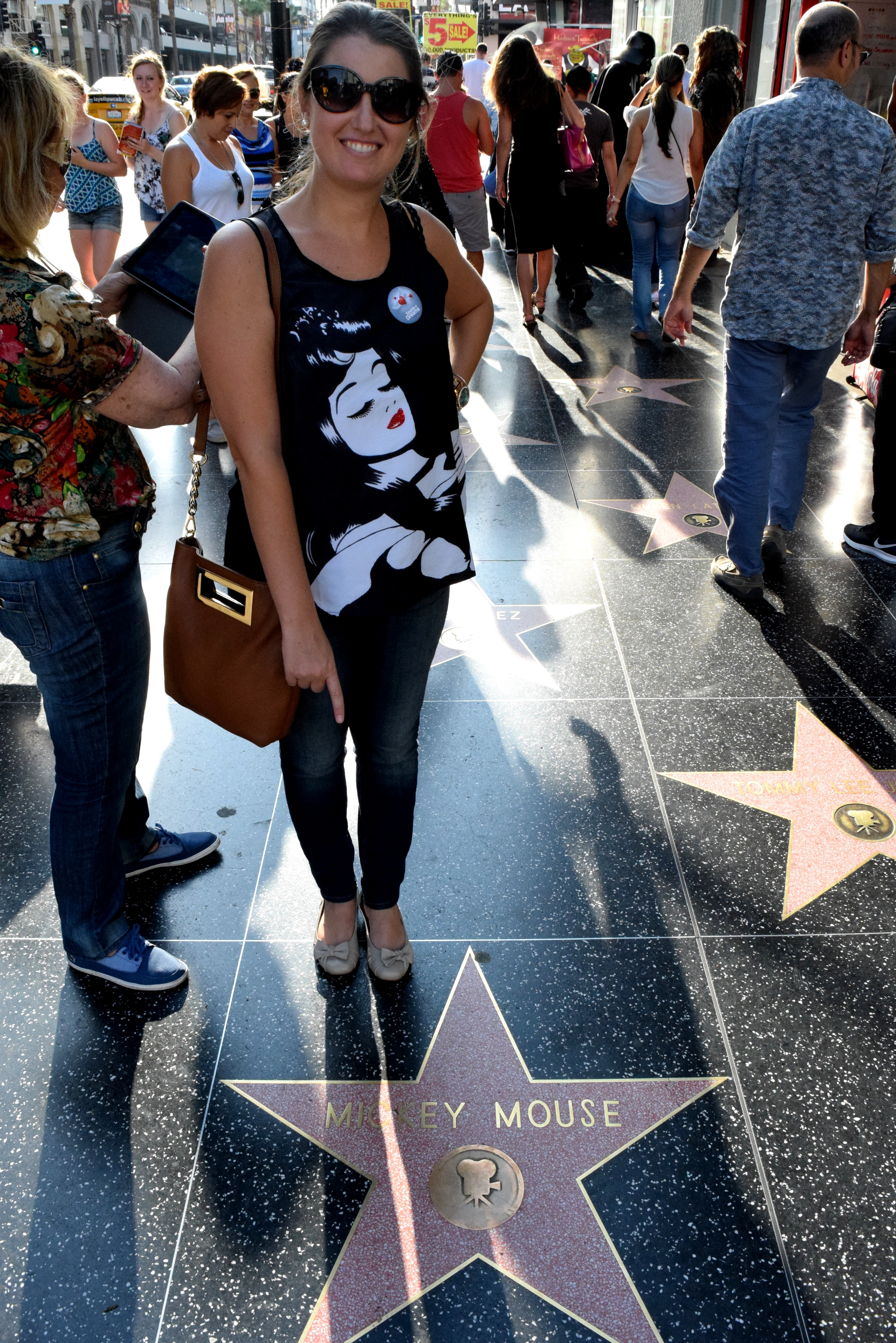 estrela do Mickey calçada da fama