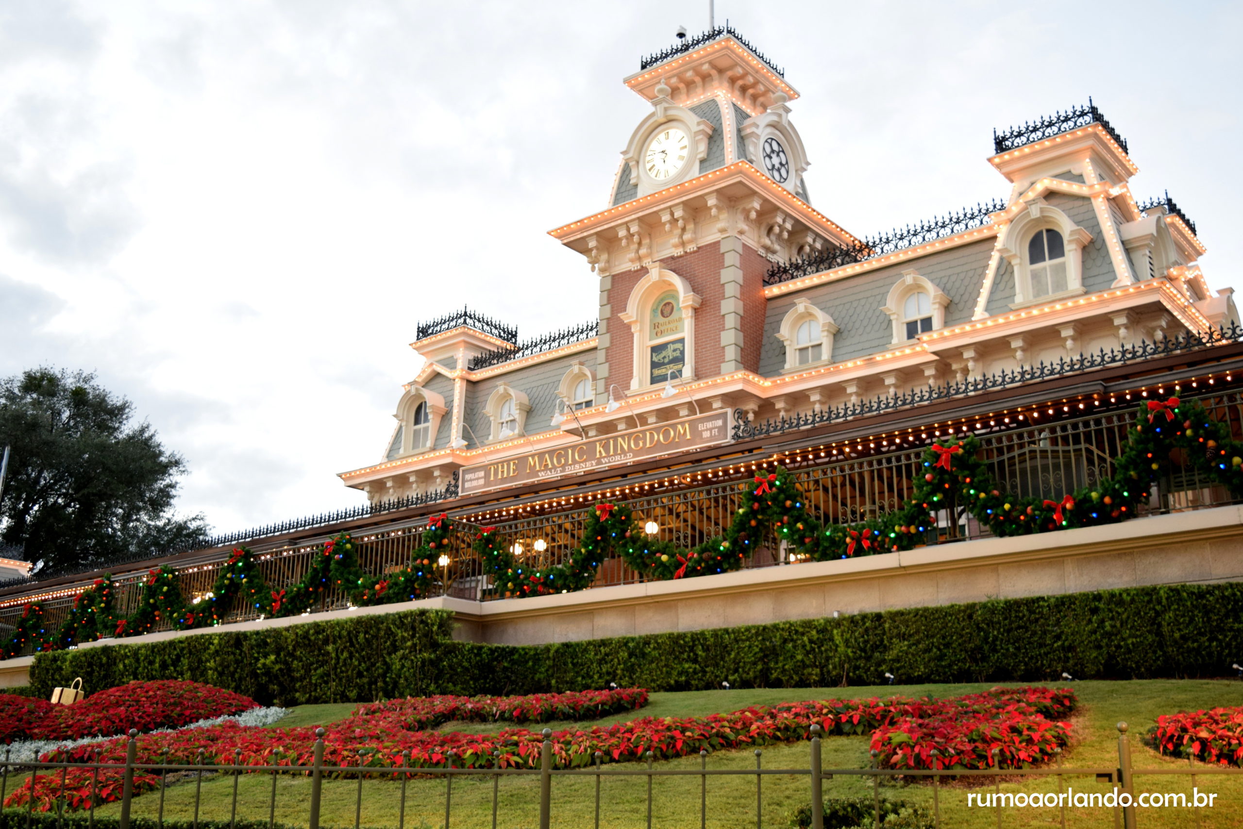 Já é Natal no Magic Kingdom!
