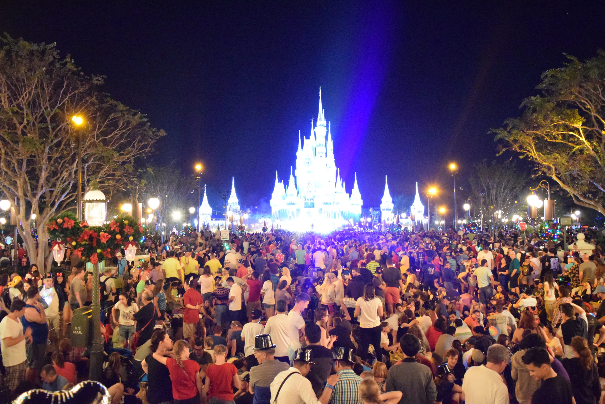 Ano novo na Disney - parque Magic Kingdom
