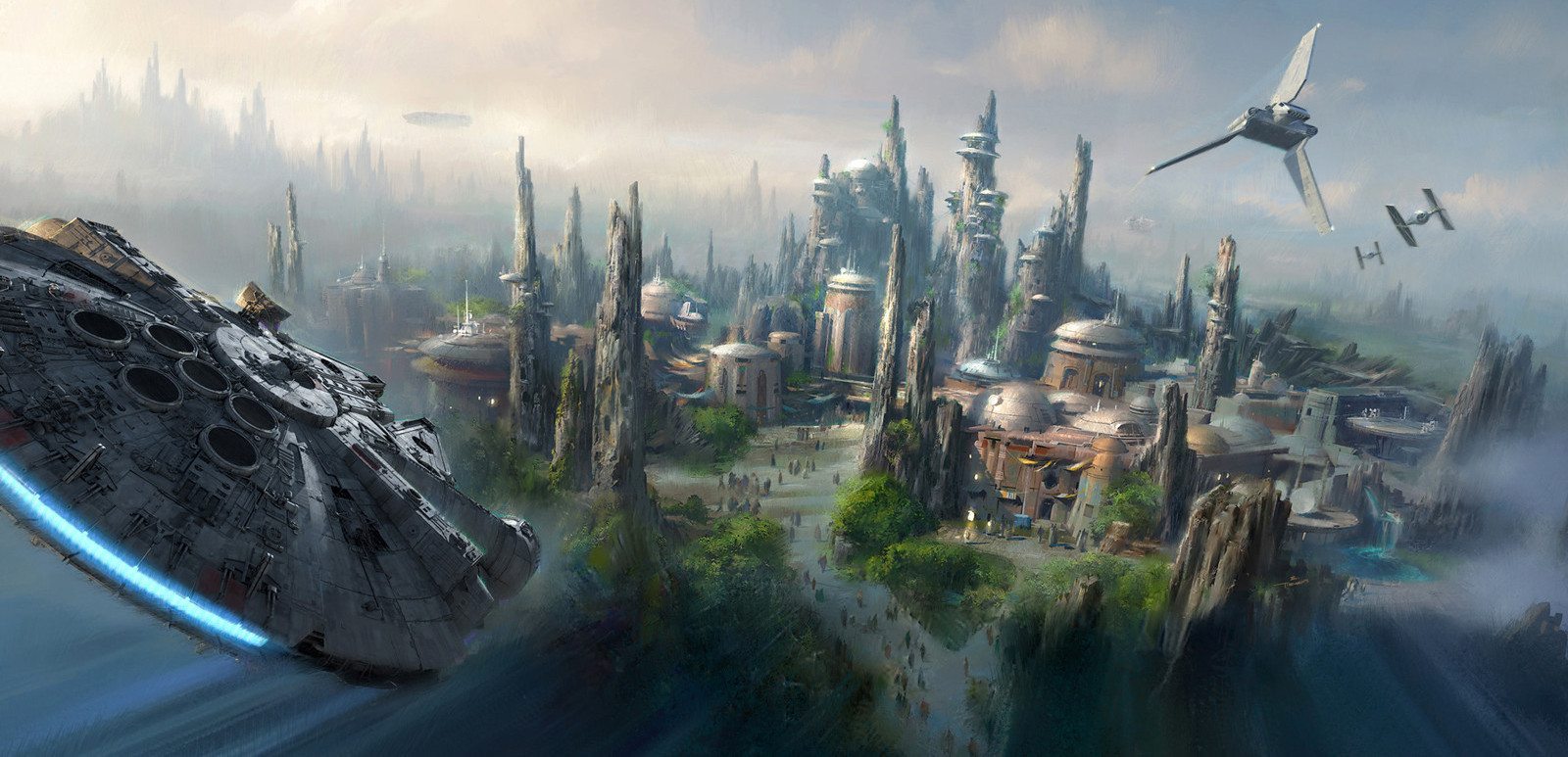 Novas imagens oficiais da Star Wars Land