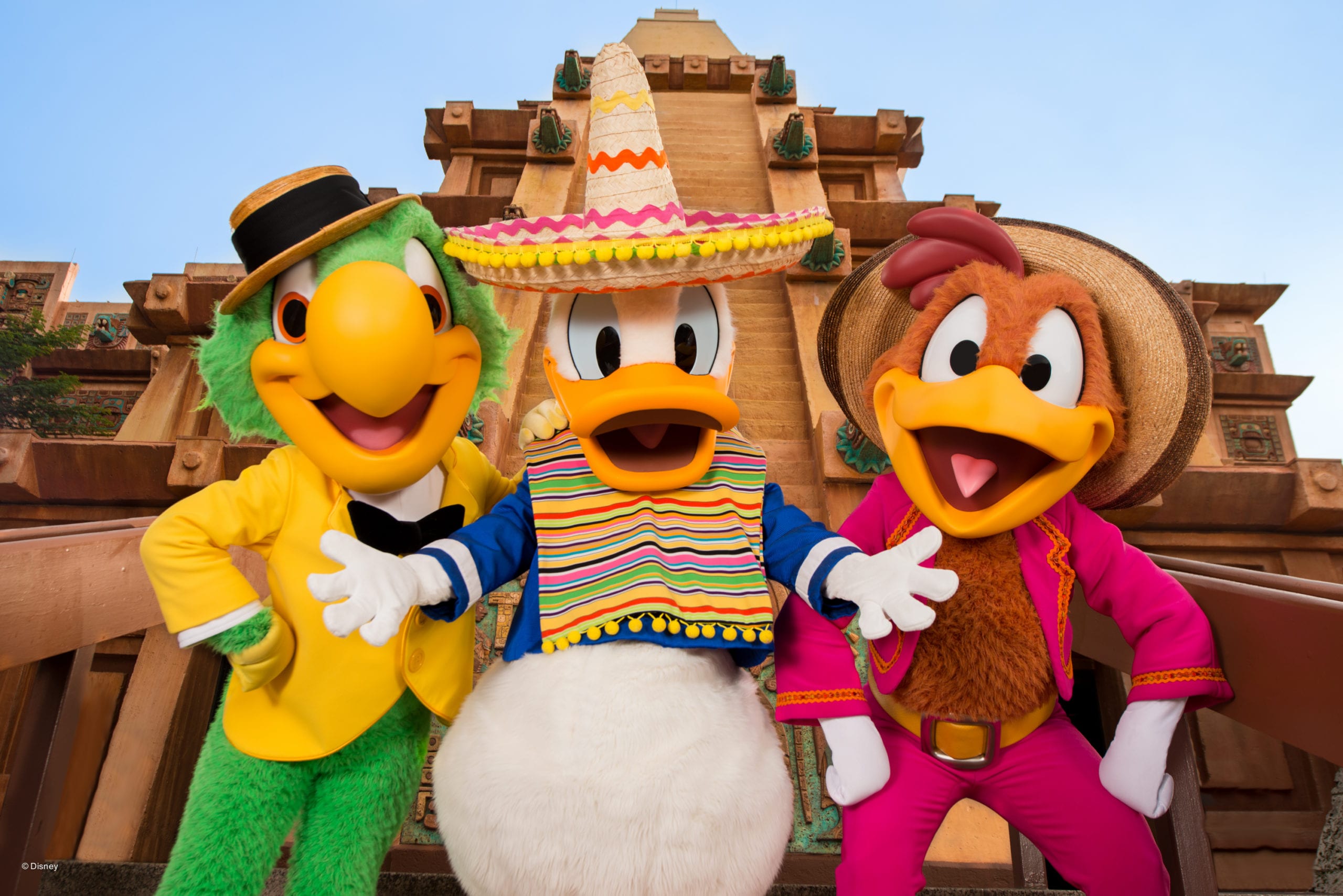 Personagens iguais, porém diferentes nos parques da Disney