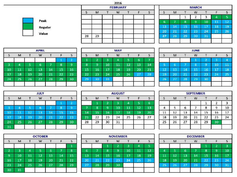 Calendário Disney Single Day