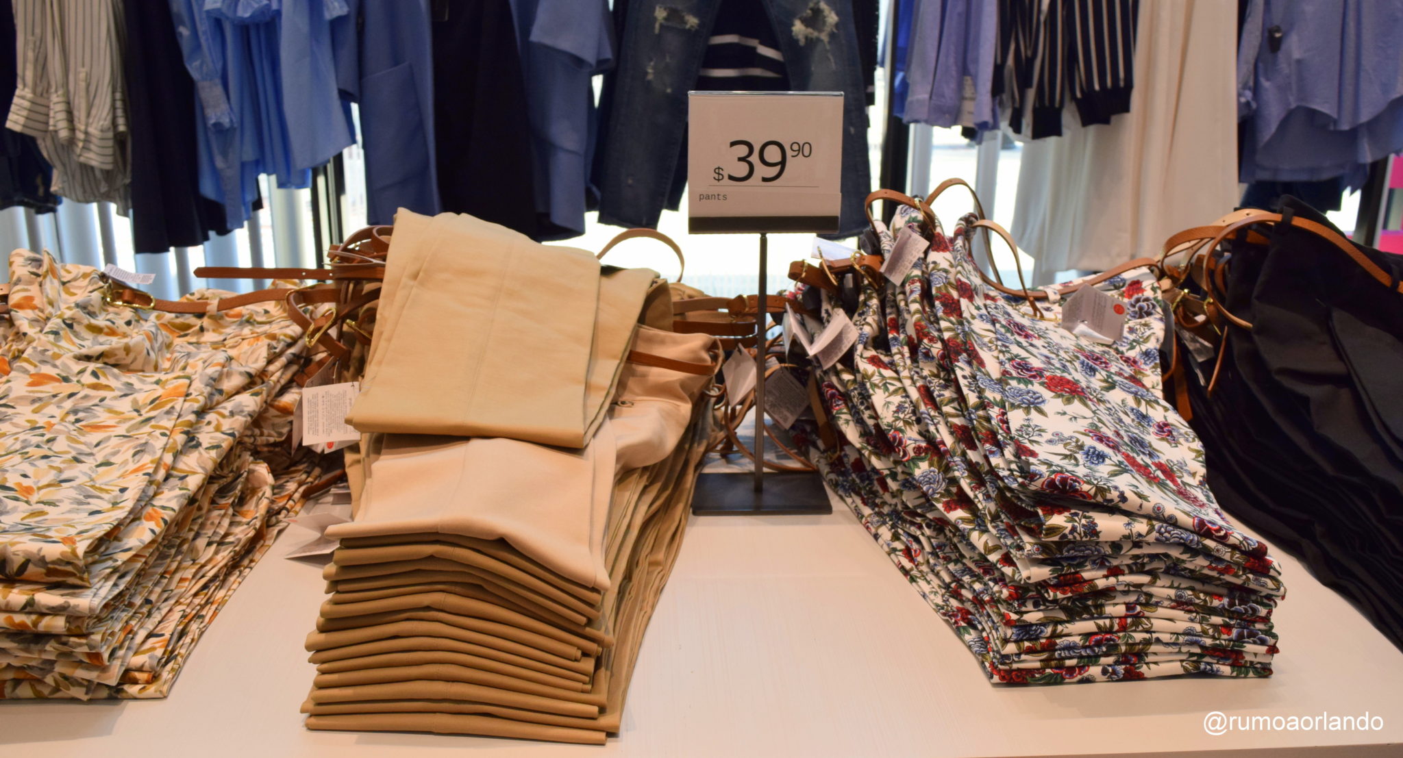 ZARA - é mais barato comprar no shopping ou em Disney Springs?