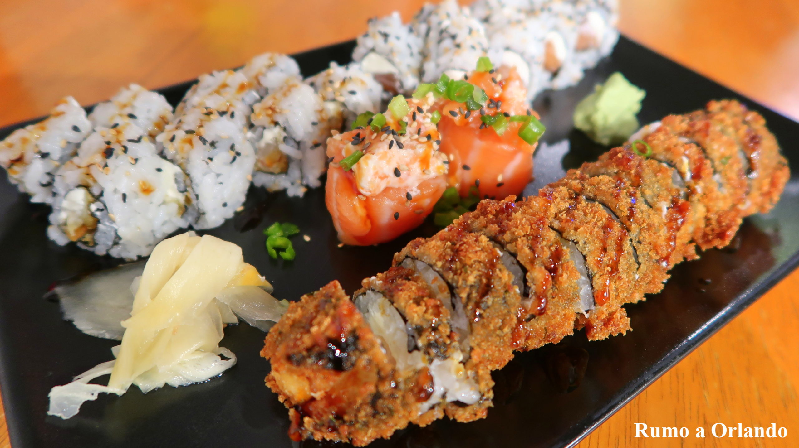 Onde encontrar comida japonesa em Orlando