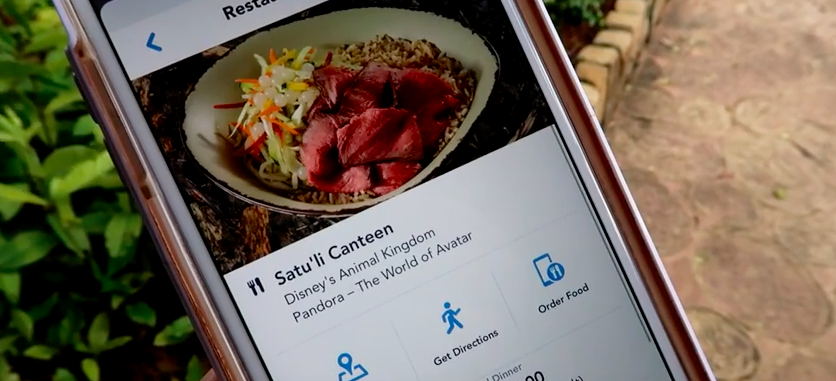 Mobile Order na Disney