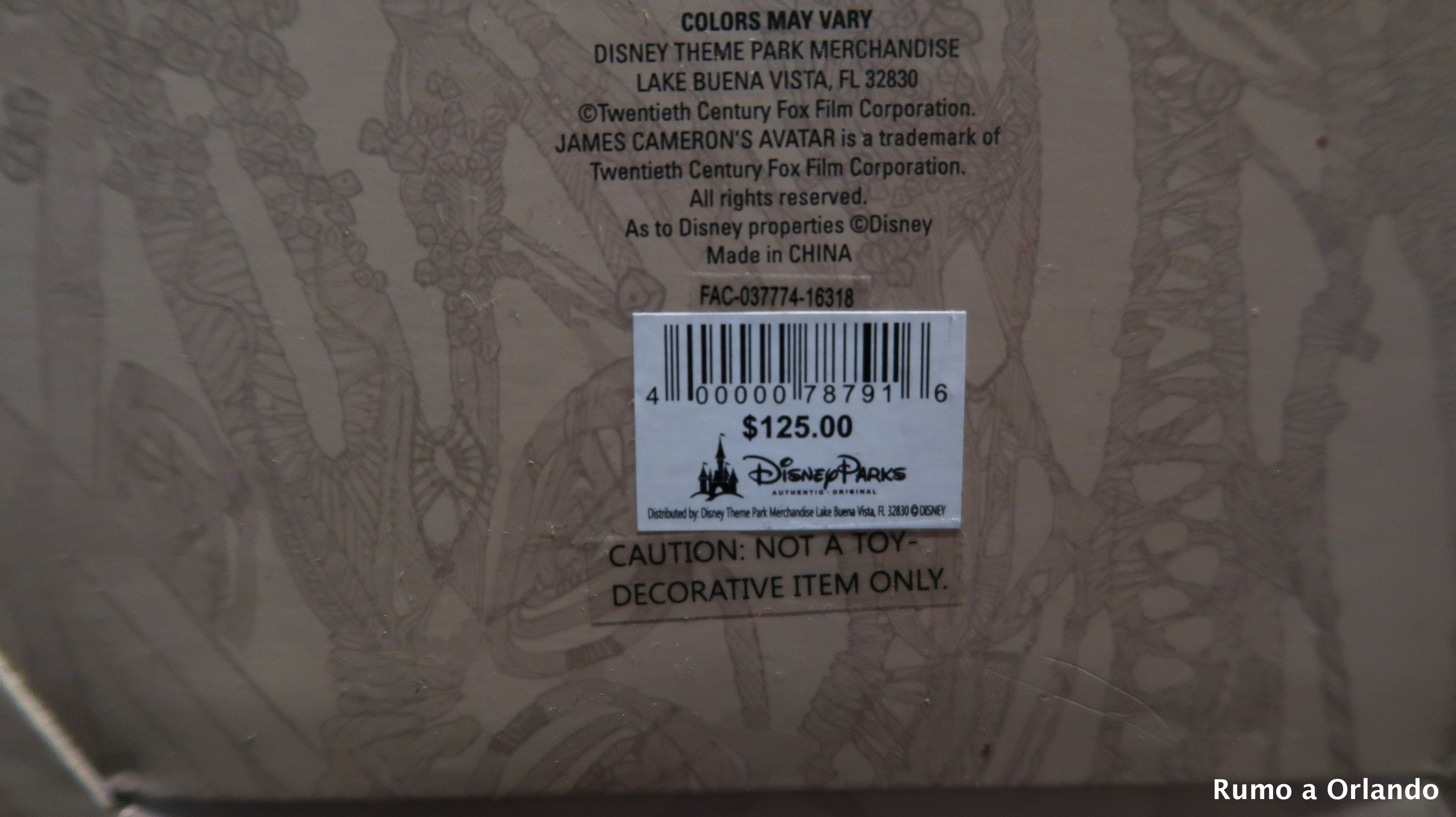 loja do Avatar no Animal Kingdom