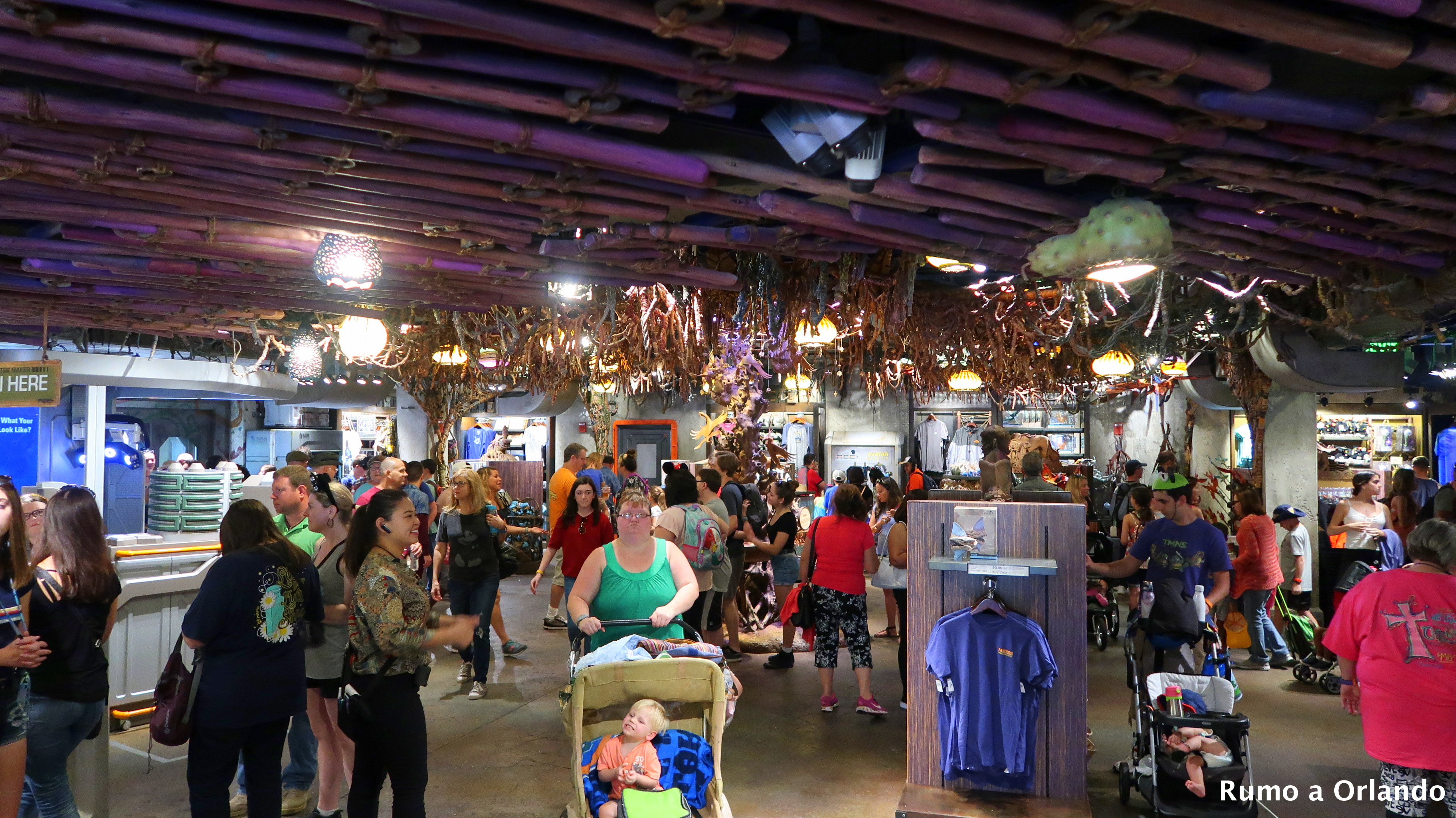 loja do Avatar no Animal Kingdom