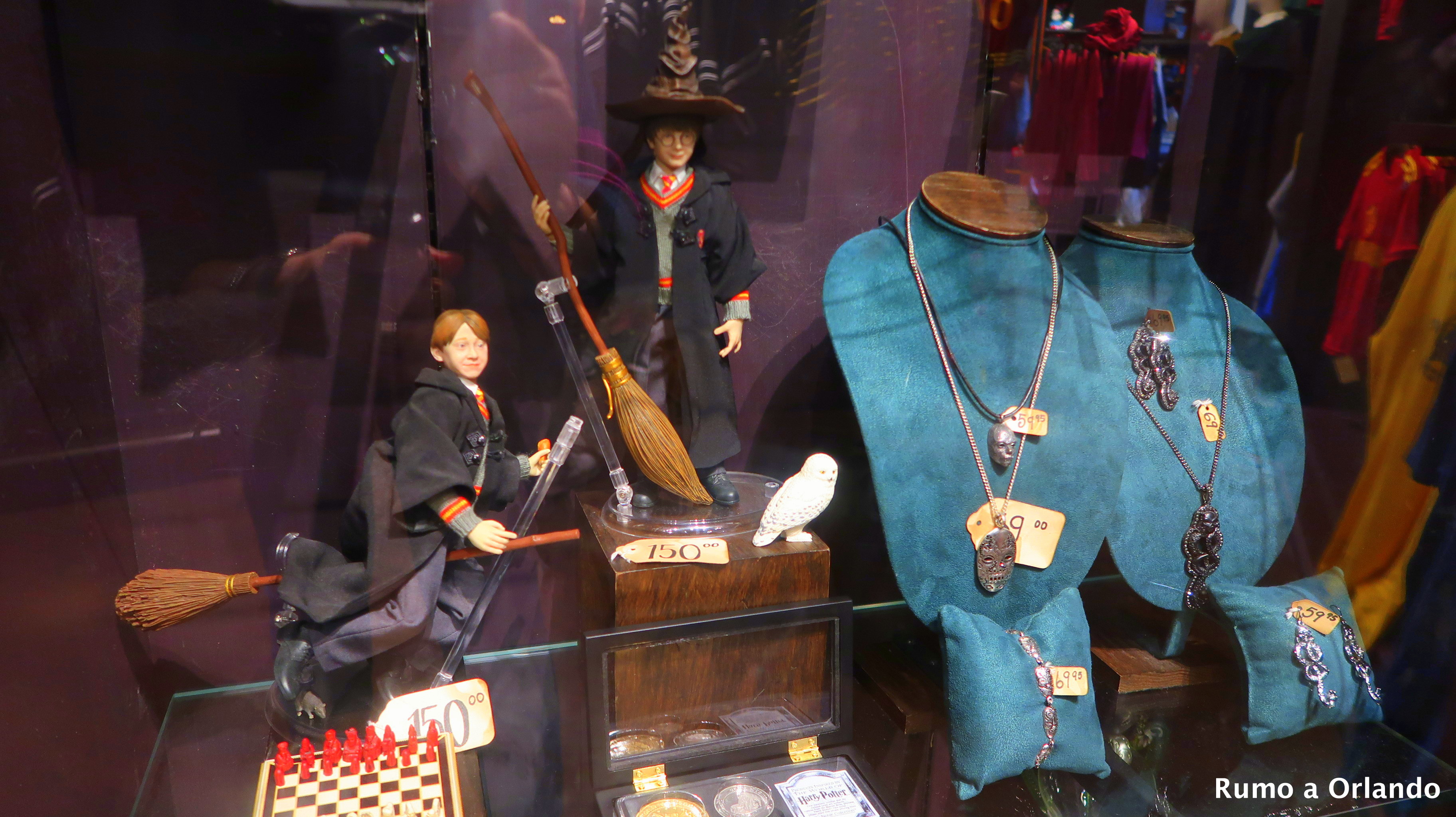 Produtos Harry Potter na Universal Studios Store