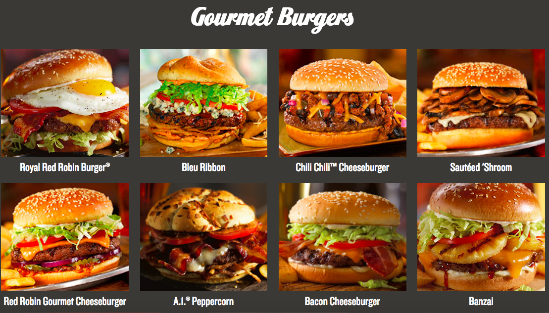 Red Robin Gourmet: melhores hambúrgueres de Orlando