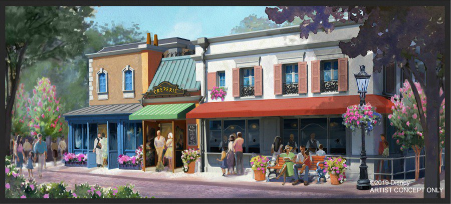 Novo restaurante no Epcot - Creperia