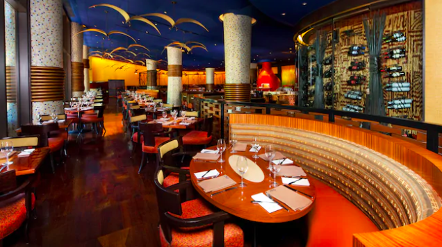 restaurante do Disney's Animal Kingdom Lodge