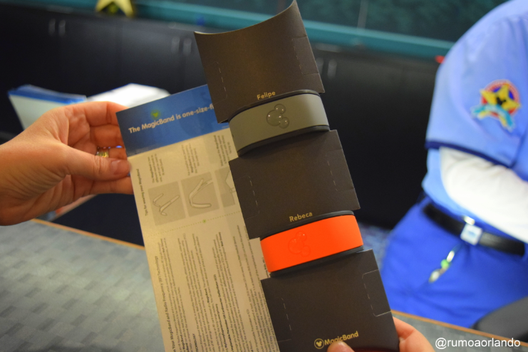 MagicBands hóspedes da Disney