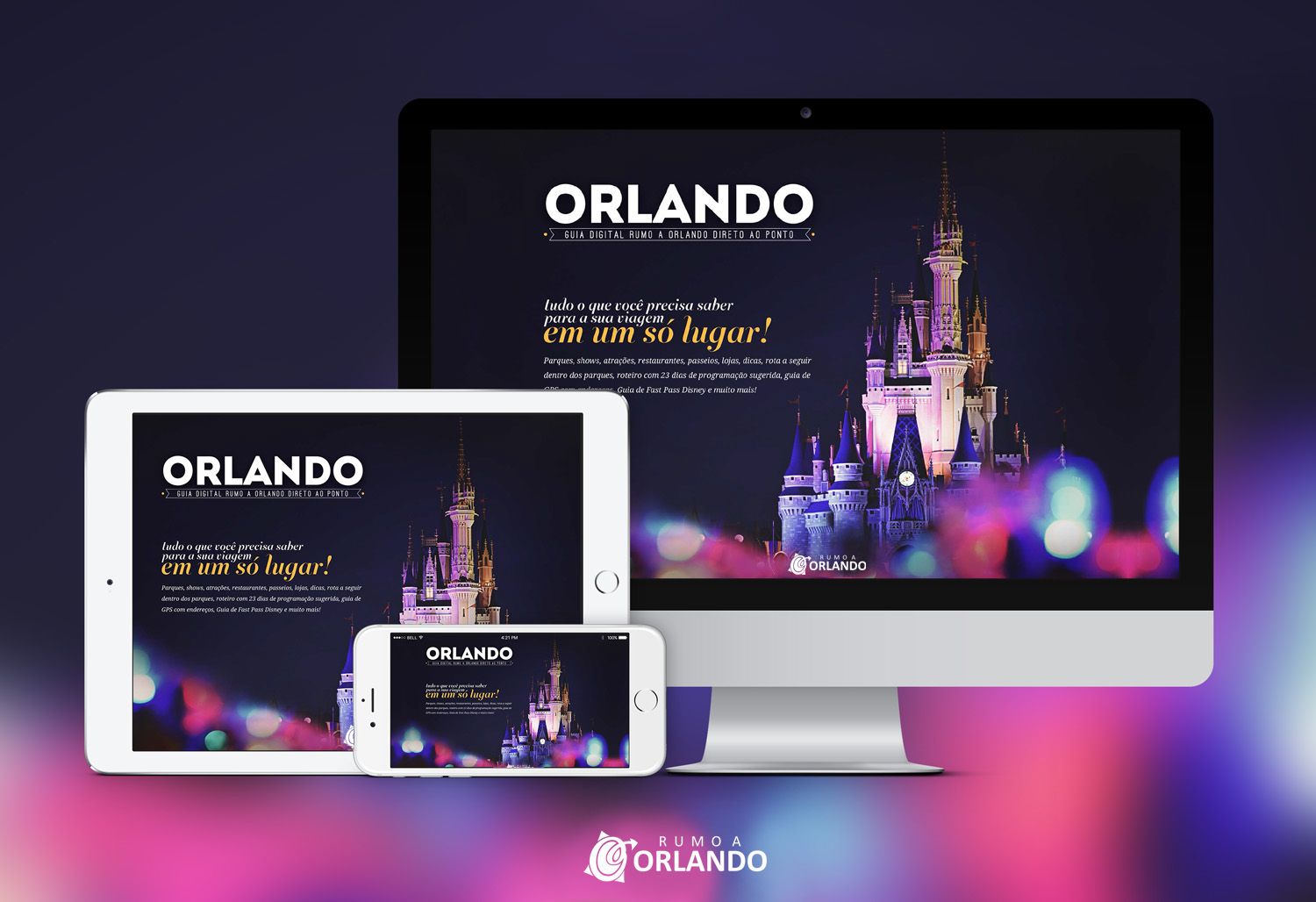 Guia Digital Rumo a Orlando Direto ao Ponto