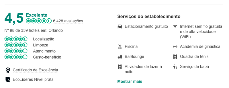 hospedagem com desconto Sheraton Vistana