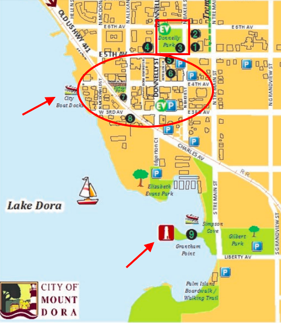 mount dora rumo a orlando