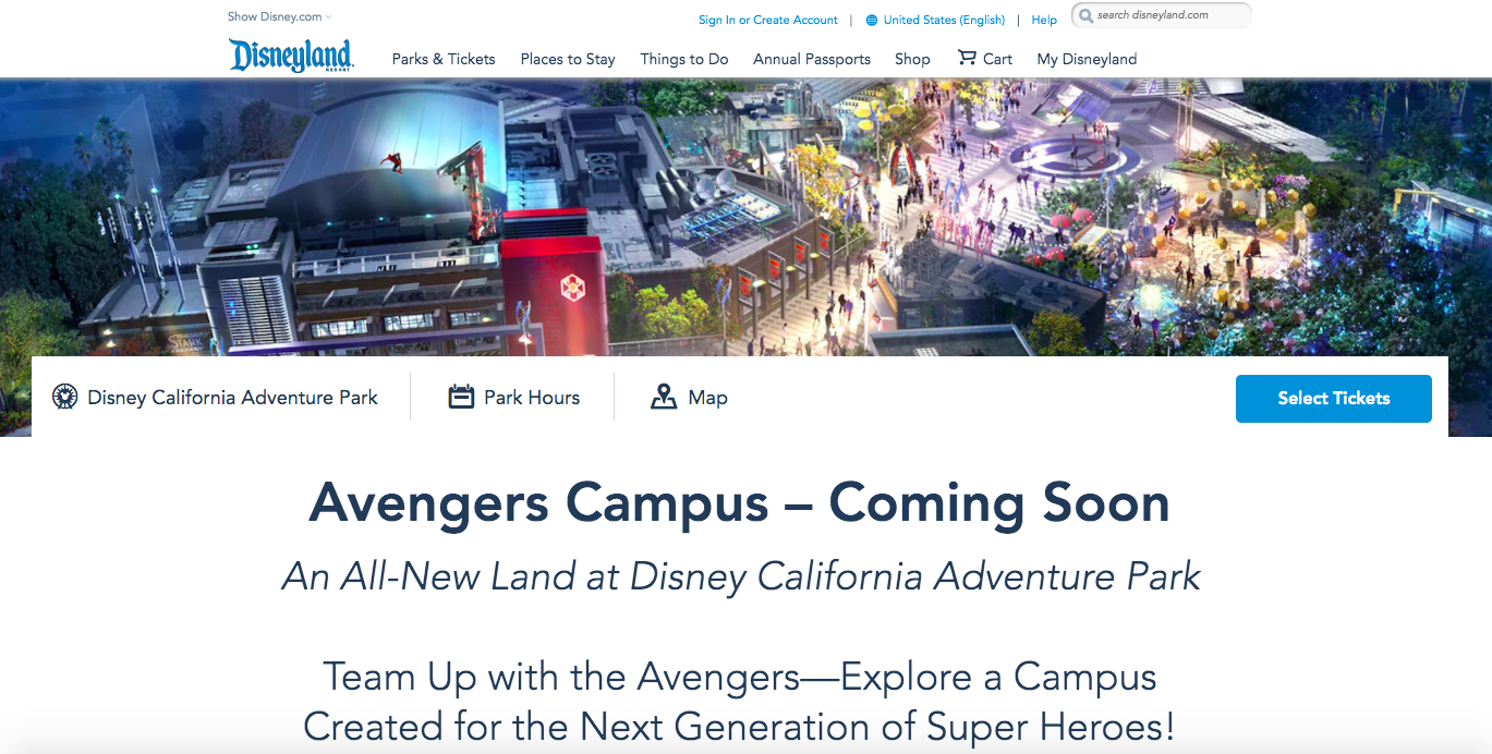 avengers campus