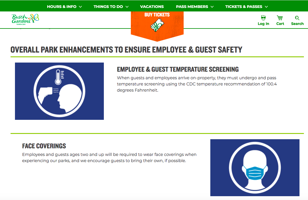 reabertura busch gardens