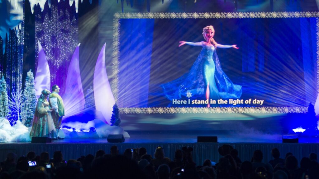 show frozen hollywood studios