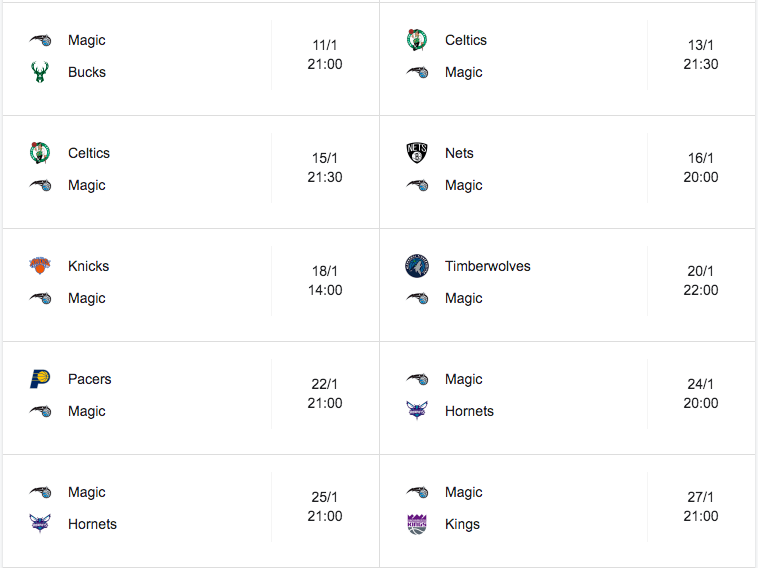 nba orlando magic 2020 2021 calendar