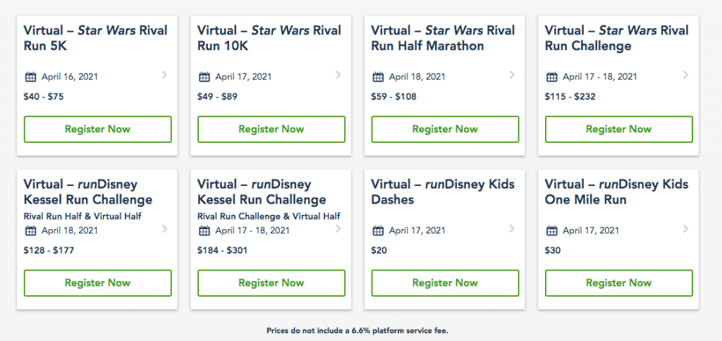 corridas disney