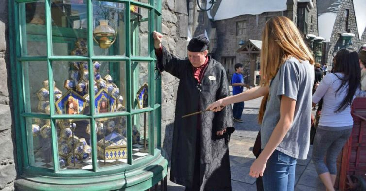 Onde comprar a varinha do Harry Potter nos parques em Orlando