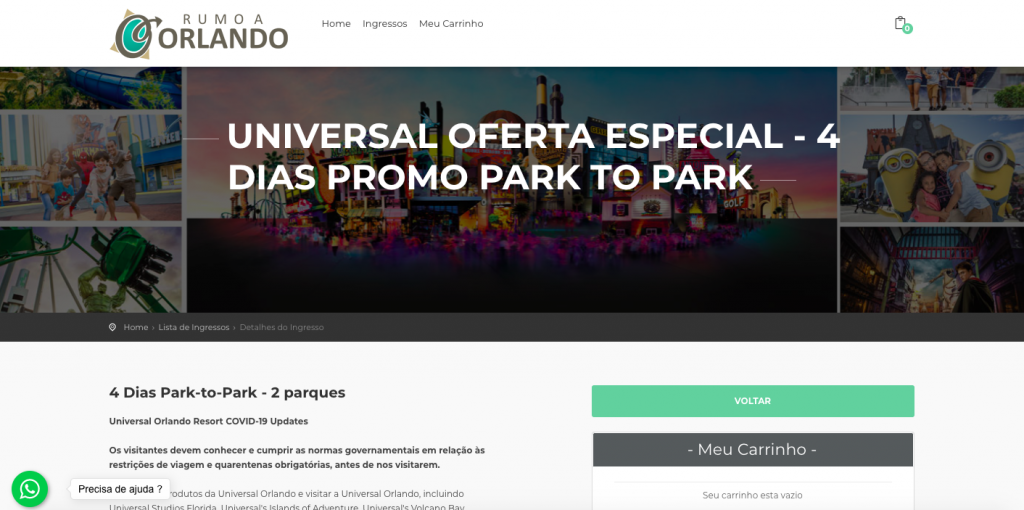 promocao ingressos universal