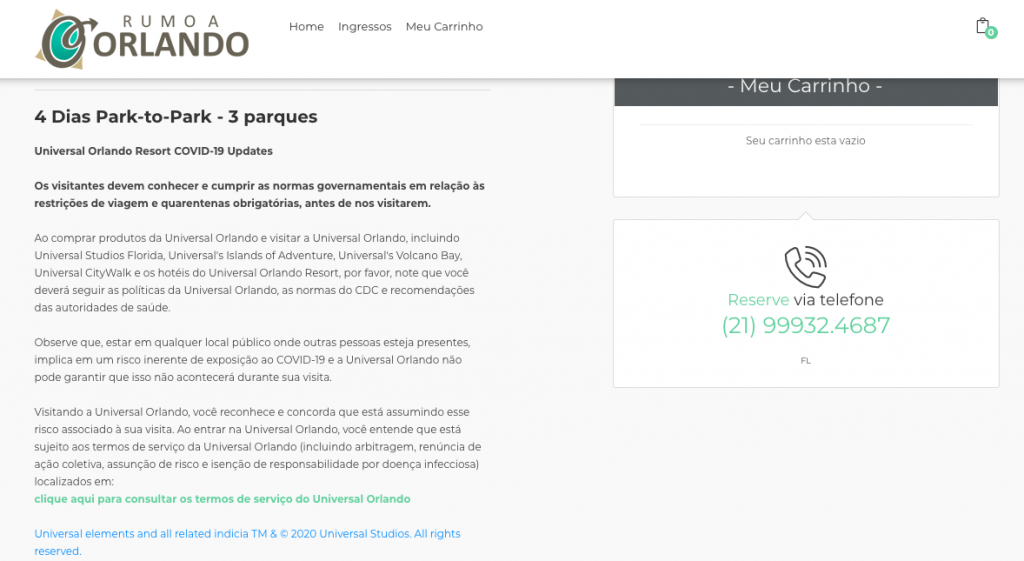 promocao ingressos universal