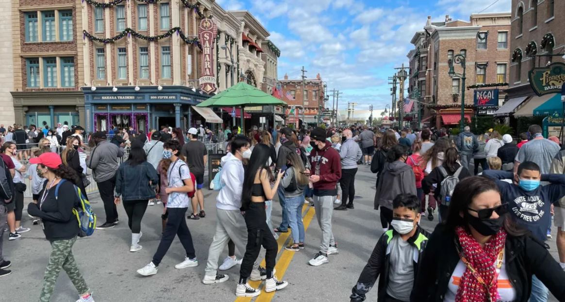 Como foi a lotação de fim de ano nos parques em Orlando