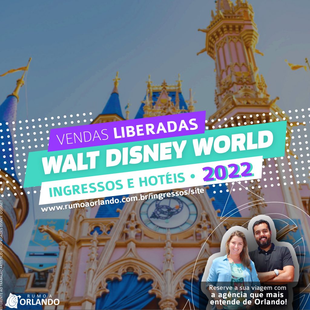 Disney libera a venda de ingressos e hospedagens para 2022