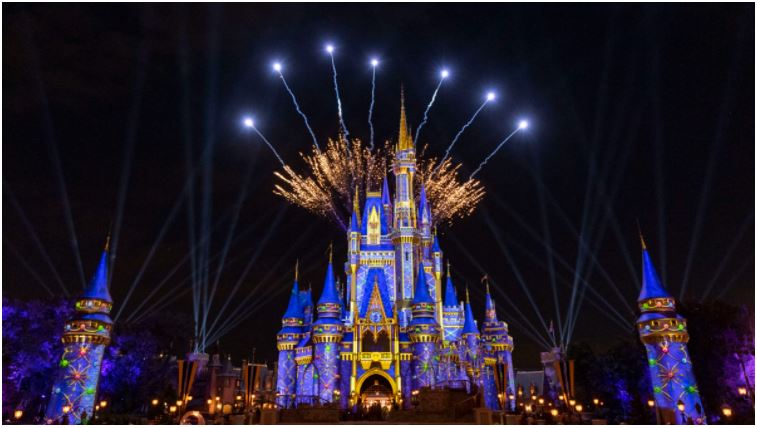 Fogos no Magic Kingdom - quais são os melhores lugares para ver