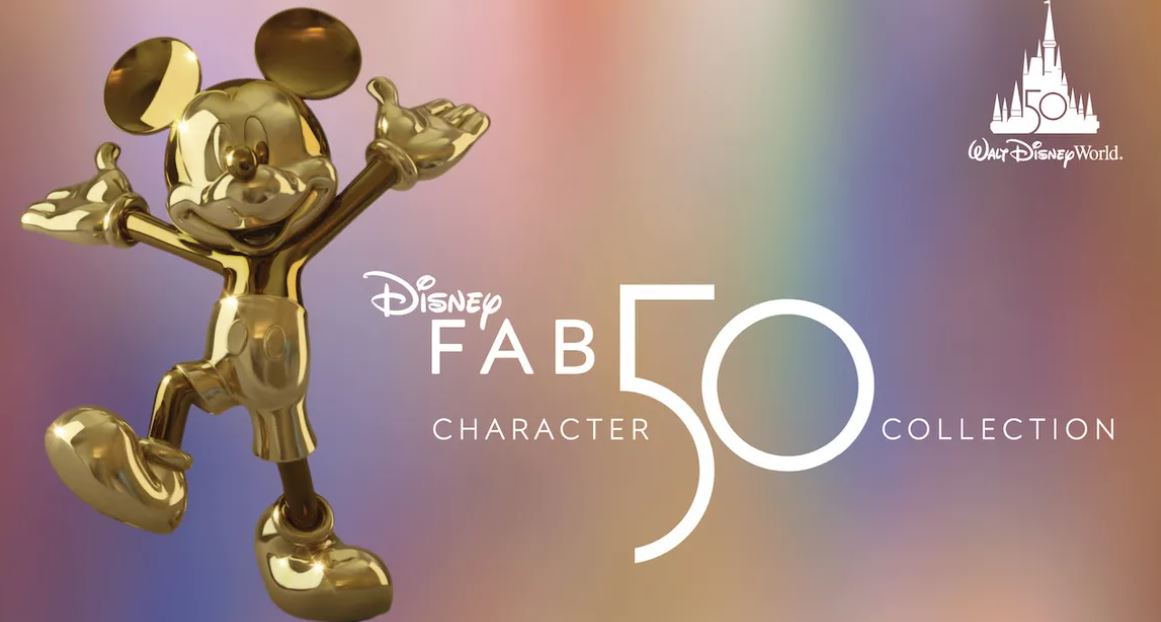 50 Anos da Disney: estátuas de personagens são reveladas
