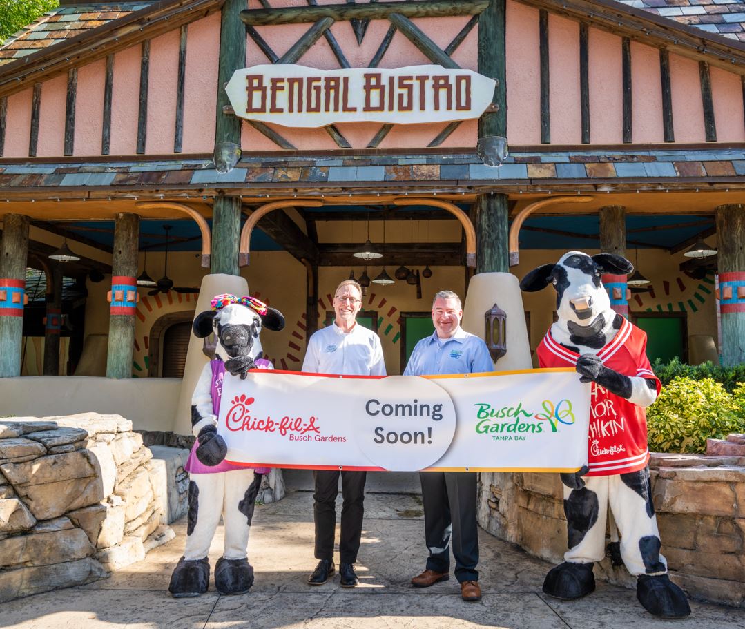 Restaurantes Busch Gardens: Chick-fil-A será inaugurado no parque