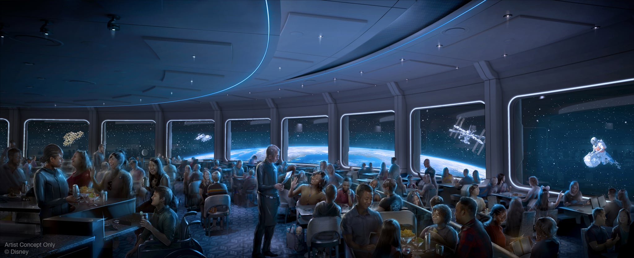 Space 220 no Epcot: data de inauguração do restaurante é revelada