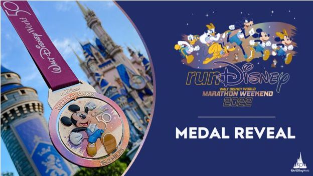 Medalhas RunDisney 2022: conheça a coleção da próxima maratona