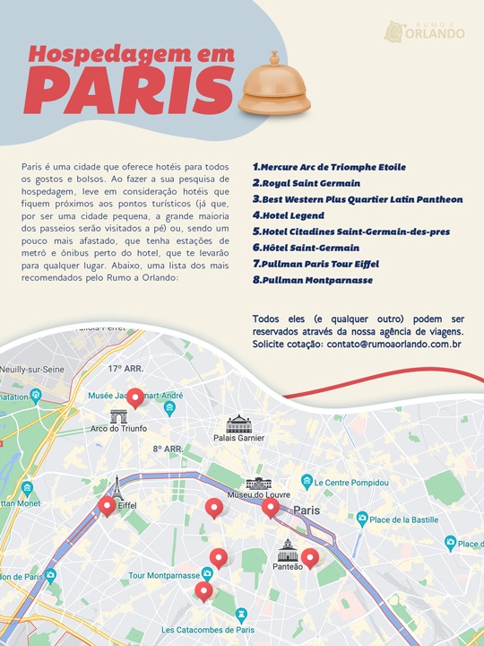 Onde se hospedar em Paris