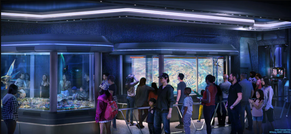 montanha-russa guardioes da galaxia