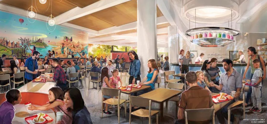 Connections Café and Eatery: nova lanchonete Quick Service do Epcot