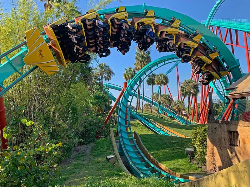 Transporte gratuito do Busch Gardens volta a funcionar hoje