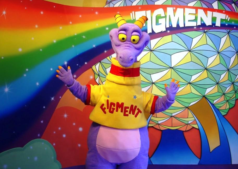encontro personagens disney figment