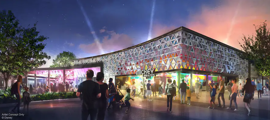 encontro personagens epcot