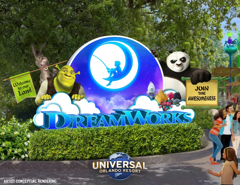 area infantil universal studios dreamworks