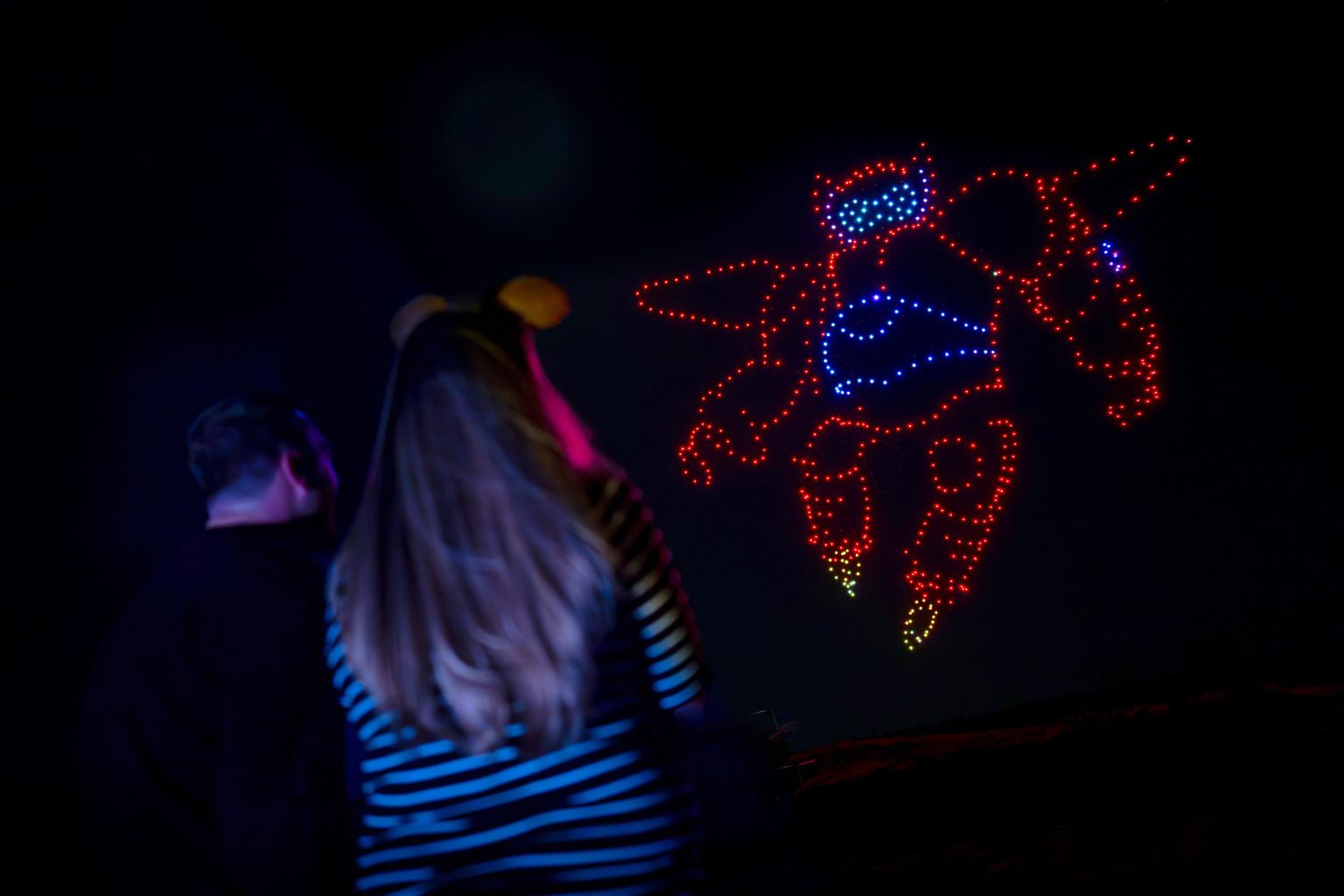 Show de Drones em Disney Springs - “Disney Dreams That Soar”