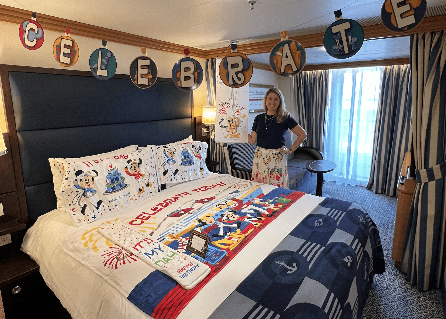 Deluxe Oceanview with Verandah - Cabine no Navios Disney