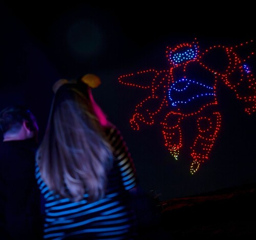 Show de Drones em Disney Springs 