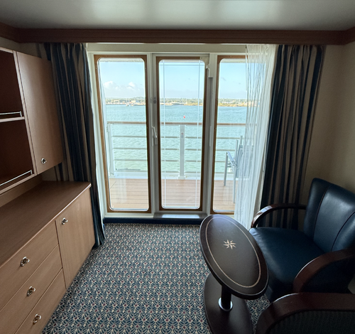 Deluxe Oceanview with Verandah - Cabine no Navios Disney