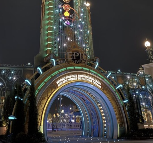 Show noturno do Epic Universe