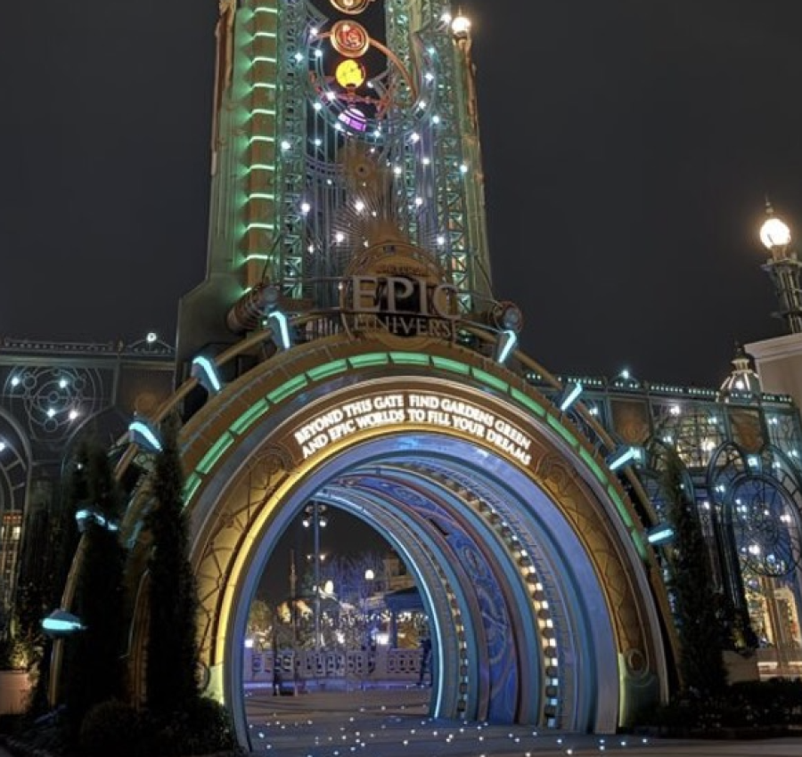 Show noturno do Epic Universe